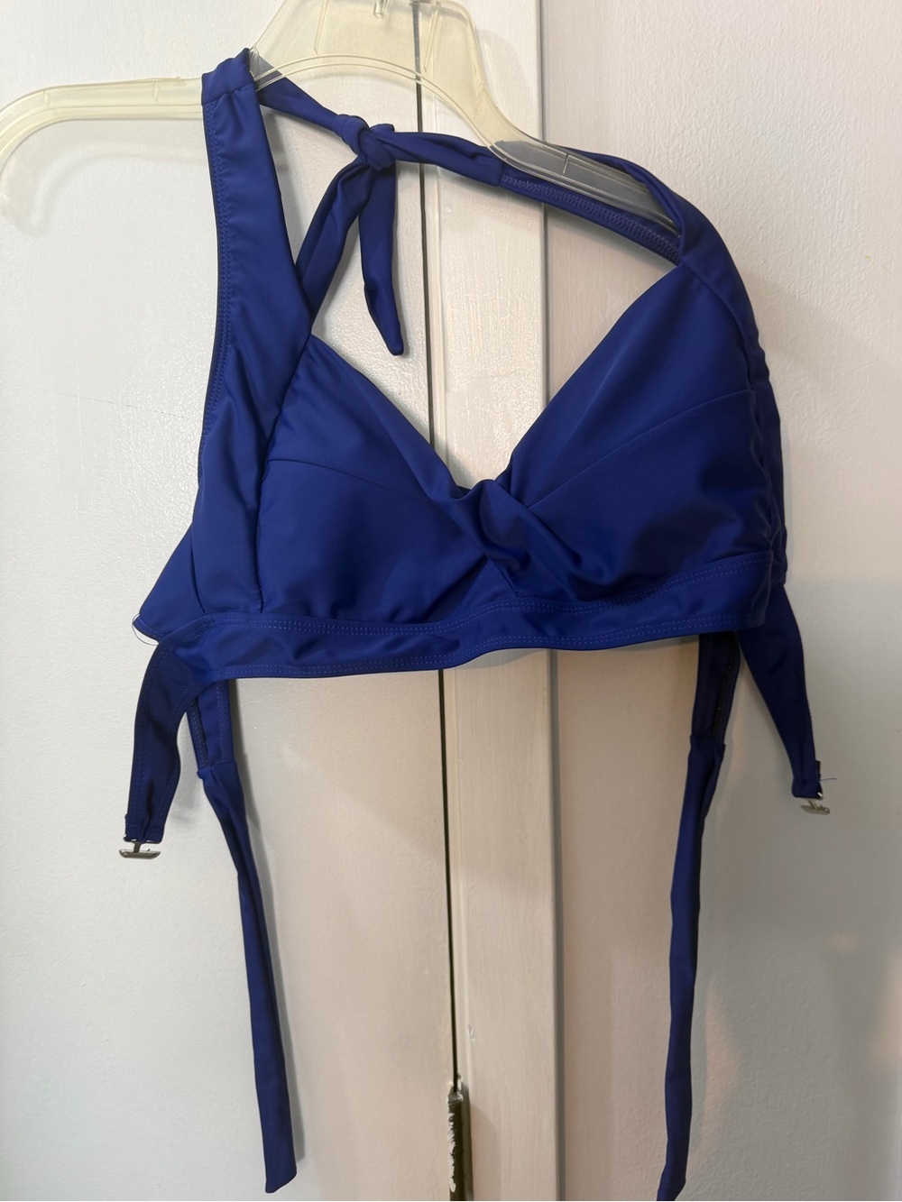 Royal Blue Halter Bikini Top